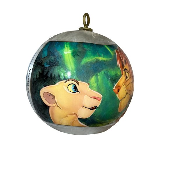 DISNEY'S THE LION KING SIMBA AND NALA BALL ORNAMENT - Picture 9 of 12